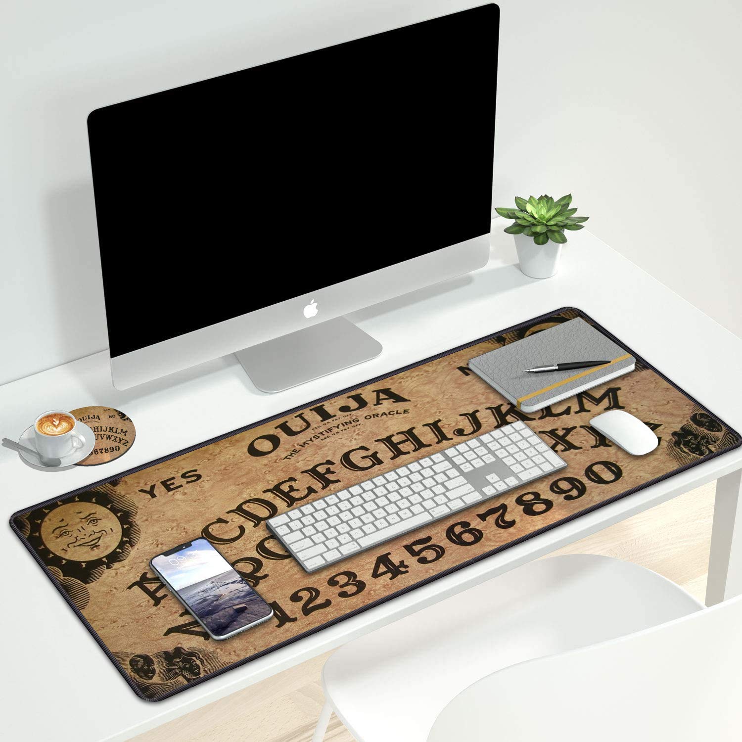 XXL Gaming Mouse Pad with Coasters Set - 35.4