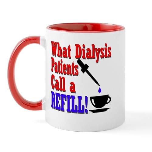 White/Red Inside - Dialysis Refill Mug