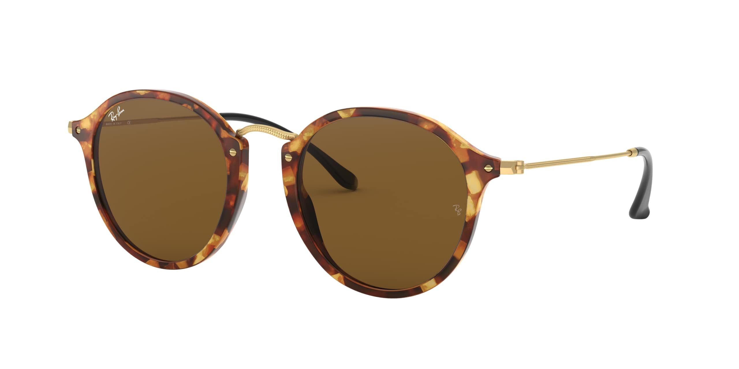 Ray-Ban RB2447 Round Polarized Sunglasses for Men & Women - Classic Vintage Style UV Protection - Perfect for Driving, Beach & Outdoor Activities