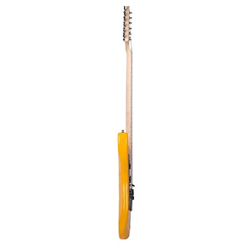 Stylish Electric Guitar Kit for Music Lovers - Black Pickguard & Orange Finish | Fast 3-7 Day Delivery | Perfect for Beginners, Live Performances & Home Practice