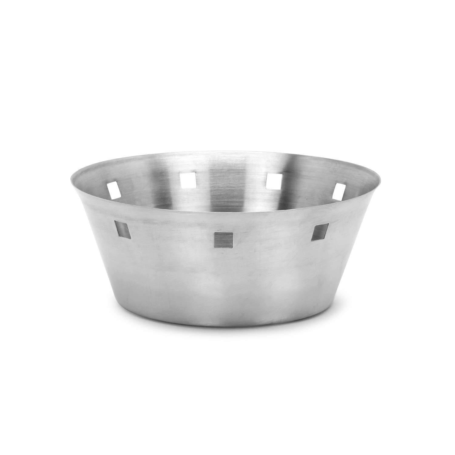 Stainless Steel Modern Bread and Fruit Serving Basket - Elegant Kitchen Serving Tray for Breakfast, Brunch, and Party Snacks