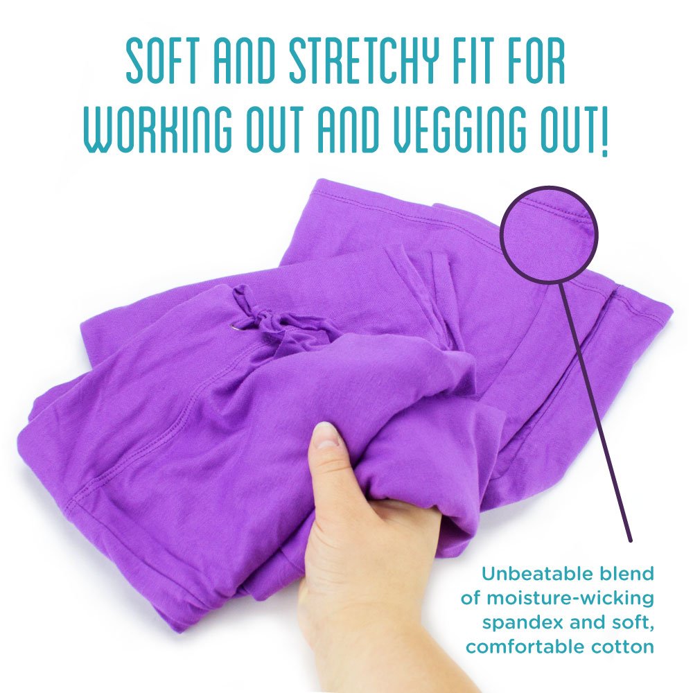 Comfy Cotton Yoga Pants for Women - Stretchy & Soft for Workouts