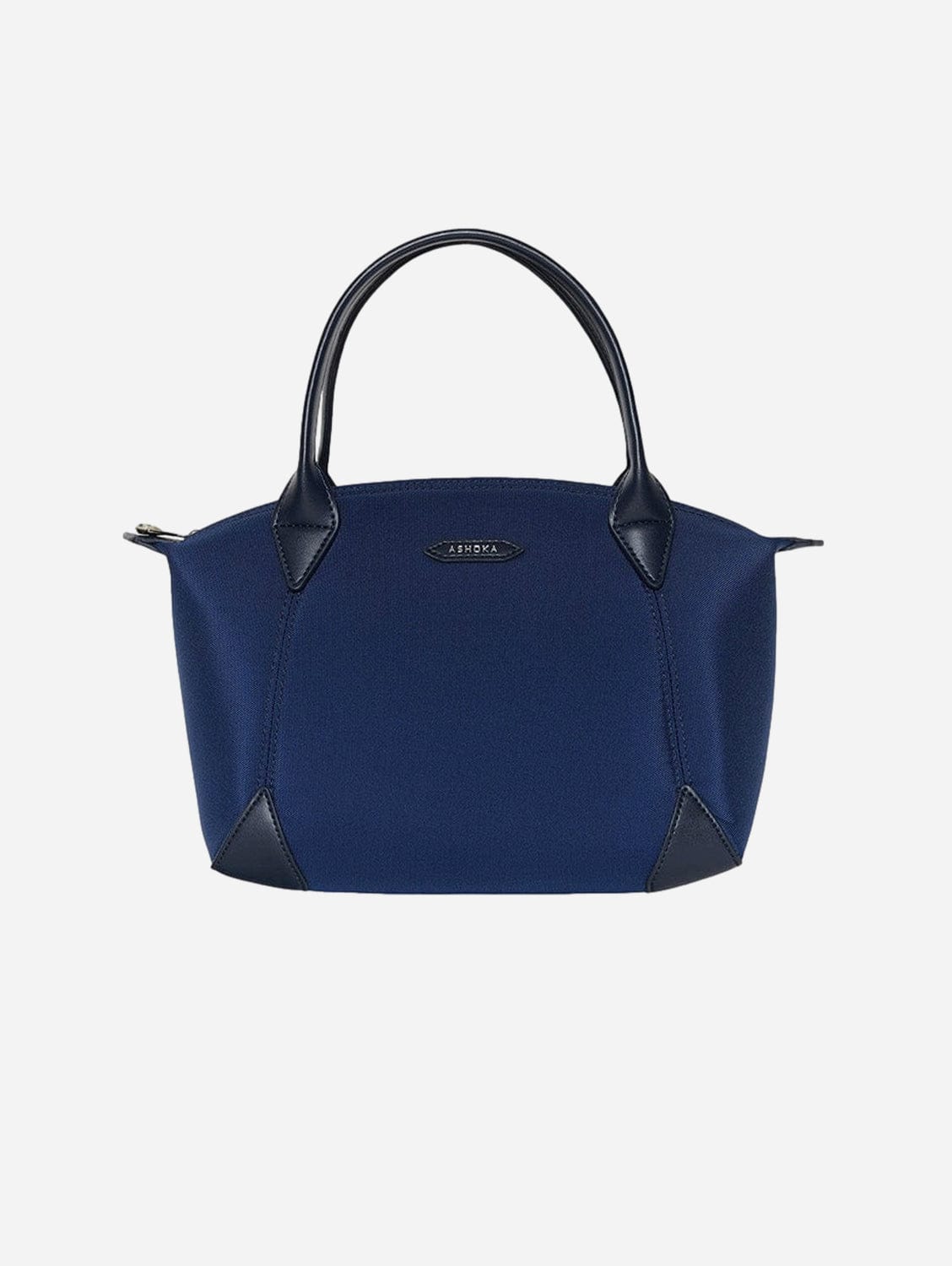 Stylish Navy Blue Apple Skin & Nylon Crossbody Shoulder Bag for Women - Perfect for Work, Travel and Everyday Use
