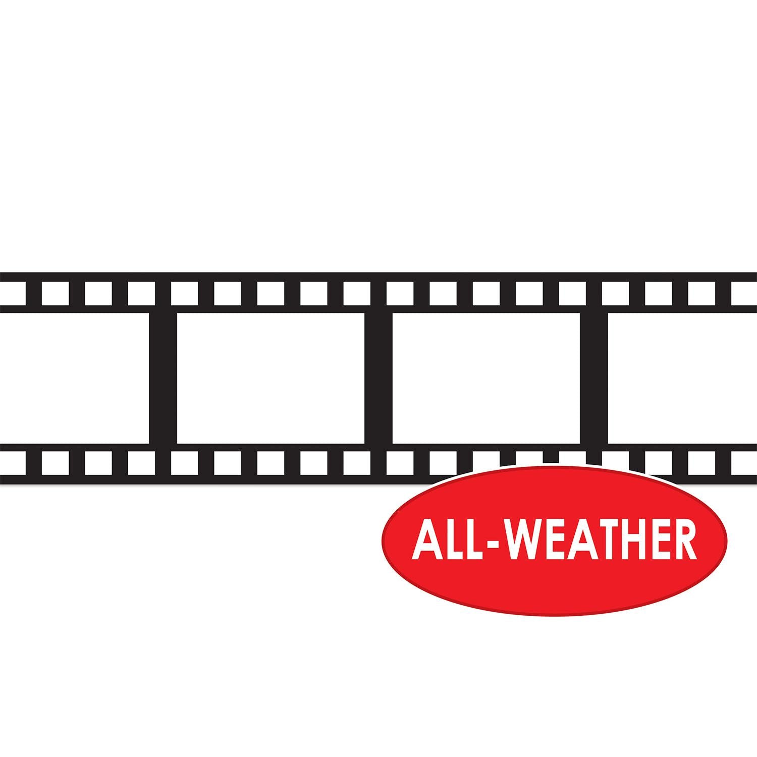 12 Pack Beistle Filmstrip Poly Decorating Material - 50 ft Roll for Party Backdrops, Photo Booths & Event Decorations