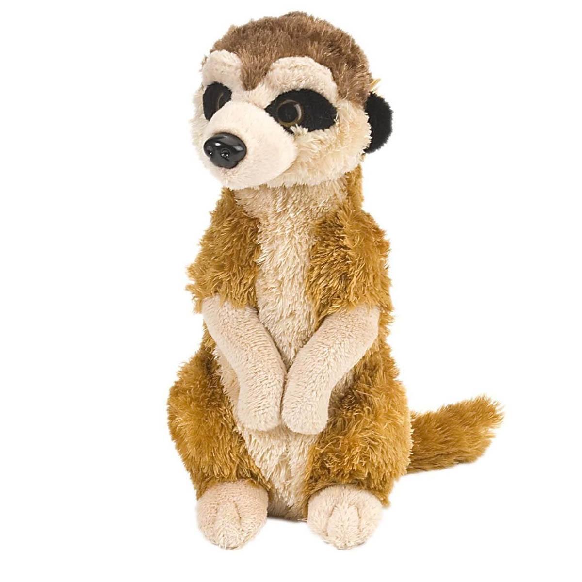 Cuddlekins Mini Meerkat 8 Inch Plush Stuffed Animal Toy - Soft Cuddly Meerkat Plushie for Kids, Perfect Gift for Birthday & Nursery Decor
