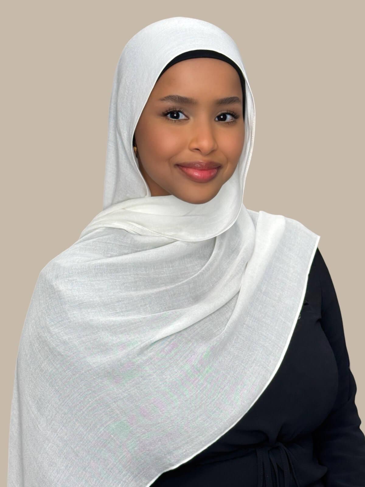 Soft Cotton Modal Hijab Scarf - Breathable & Comfortable Muslim Headwear for Women - Perfect for Daily Wear, Prayer, and Special Occasions