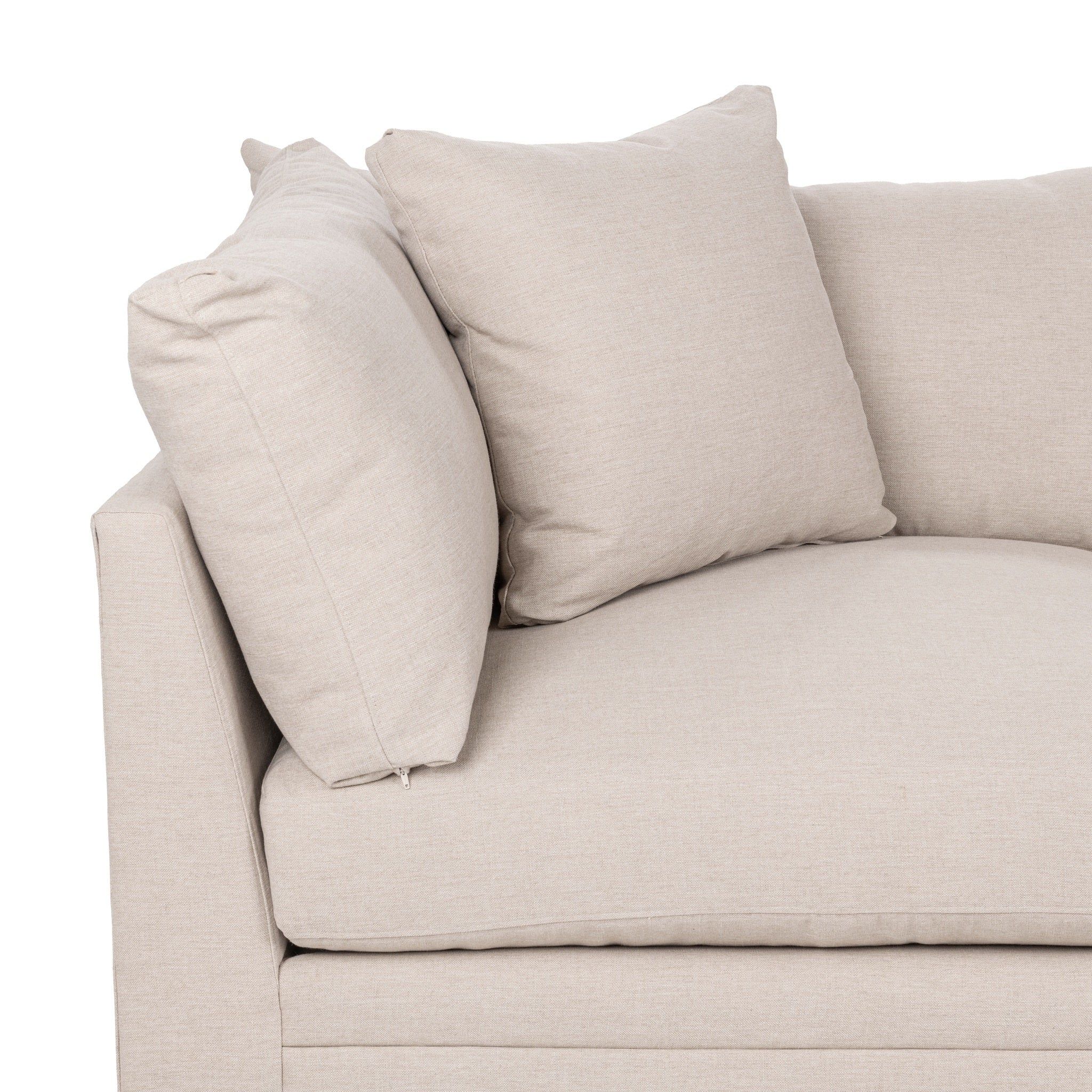 Audrey Upholstered Sofa - Modern Comfortable Fabric Couch for Living Room, Lounge & Home Decor