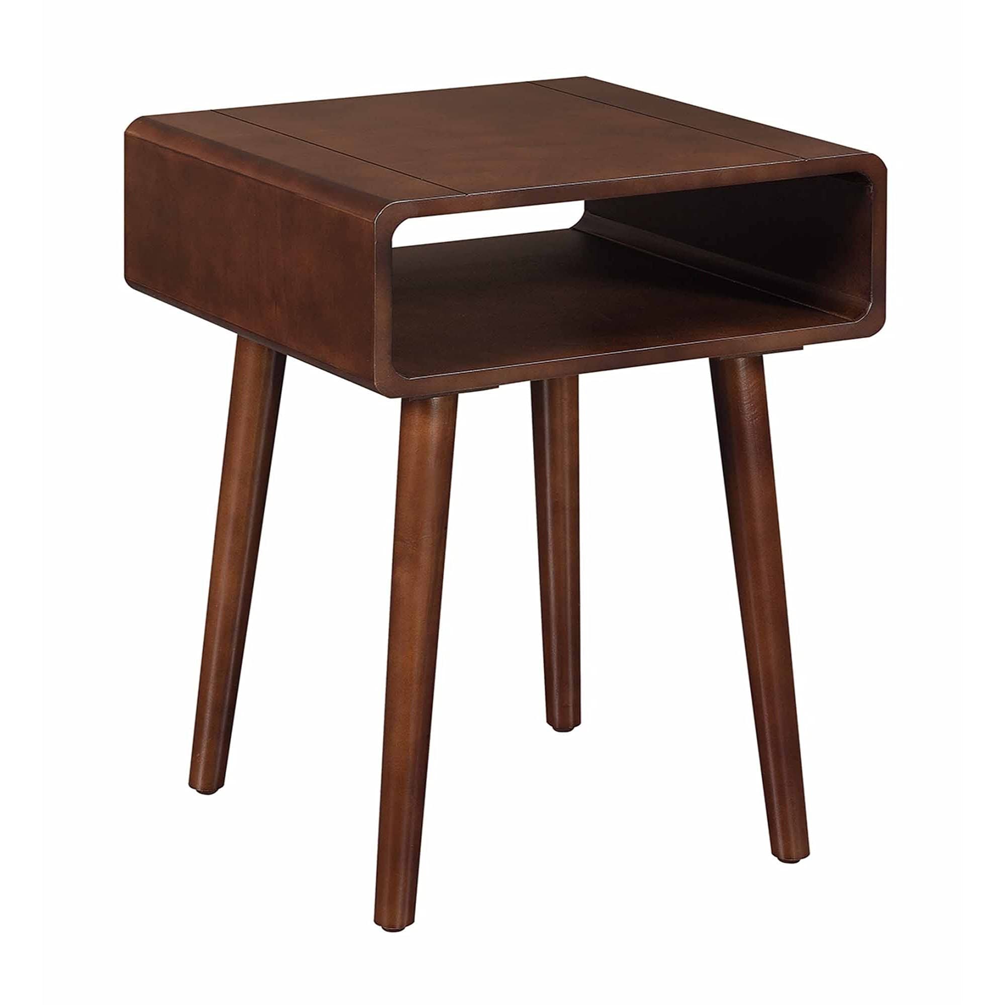Ergode Napa End Table with Shelf - Modern Side Table with Storage Shelf for Living Room, Bedroom, or Office - Perfect for Holding Lamps, Books, and Decor