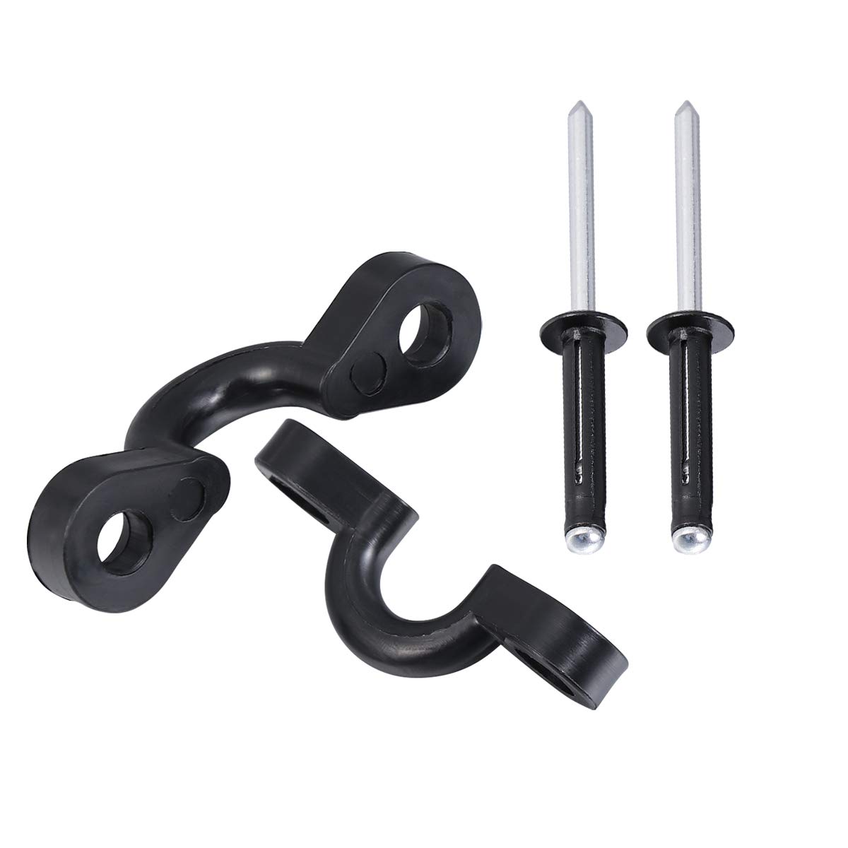 BESPORTBLE Kayak Rivet Gasket Kit with Buckles - Marine-Grade Stainless Steel Kayak Accessories for Kayak Deck & Yacht Rope Winding - Perfect for Kayaking, Boating & Water Sports