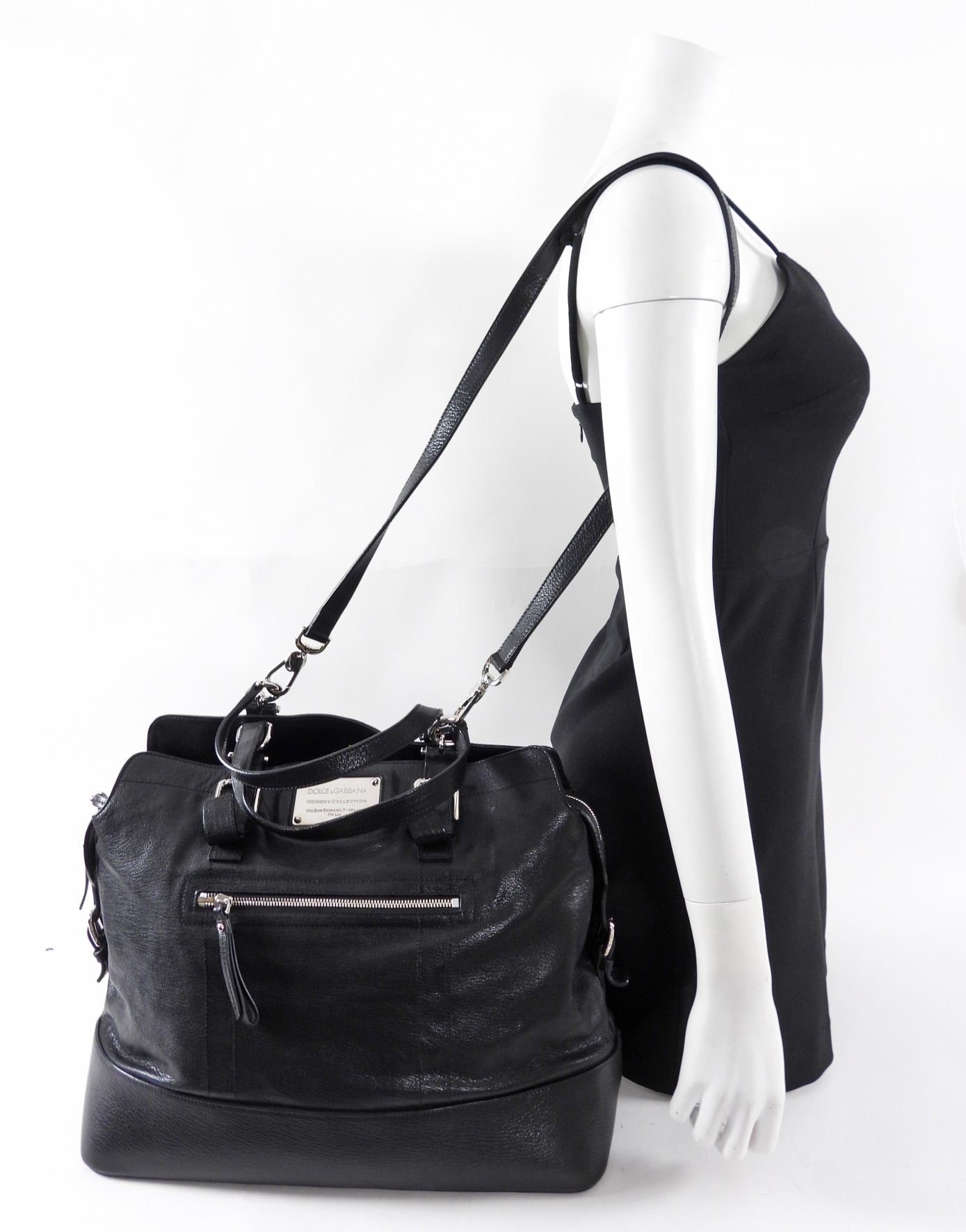 Dolce & Gabbana Miss Easy Way Large Two-Way Tote Handbag for Women - Perfect for Work, Travel & Everyday Use