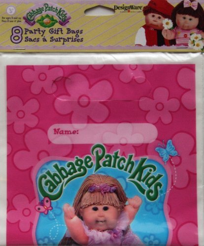 Cabbage Patch Kids Party Supplies - 8 Count Loot Bags for Birthday Parties, Baby Showers & Kids' Events