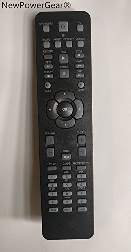 Original HP Media Center Remote Control Replacement for Models PJ466AAABA, PJ467AA, PJ473AA - Compatible with HP TVs & Home Theater Systems | Perfect for Streaming, Gaming & Entertainment Setup