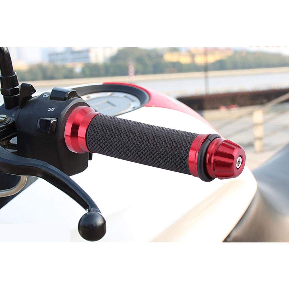 Keenso CNC Aluminum Motorcycle Handlebar Grips 7/8