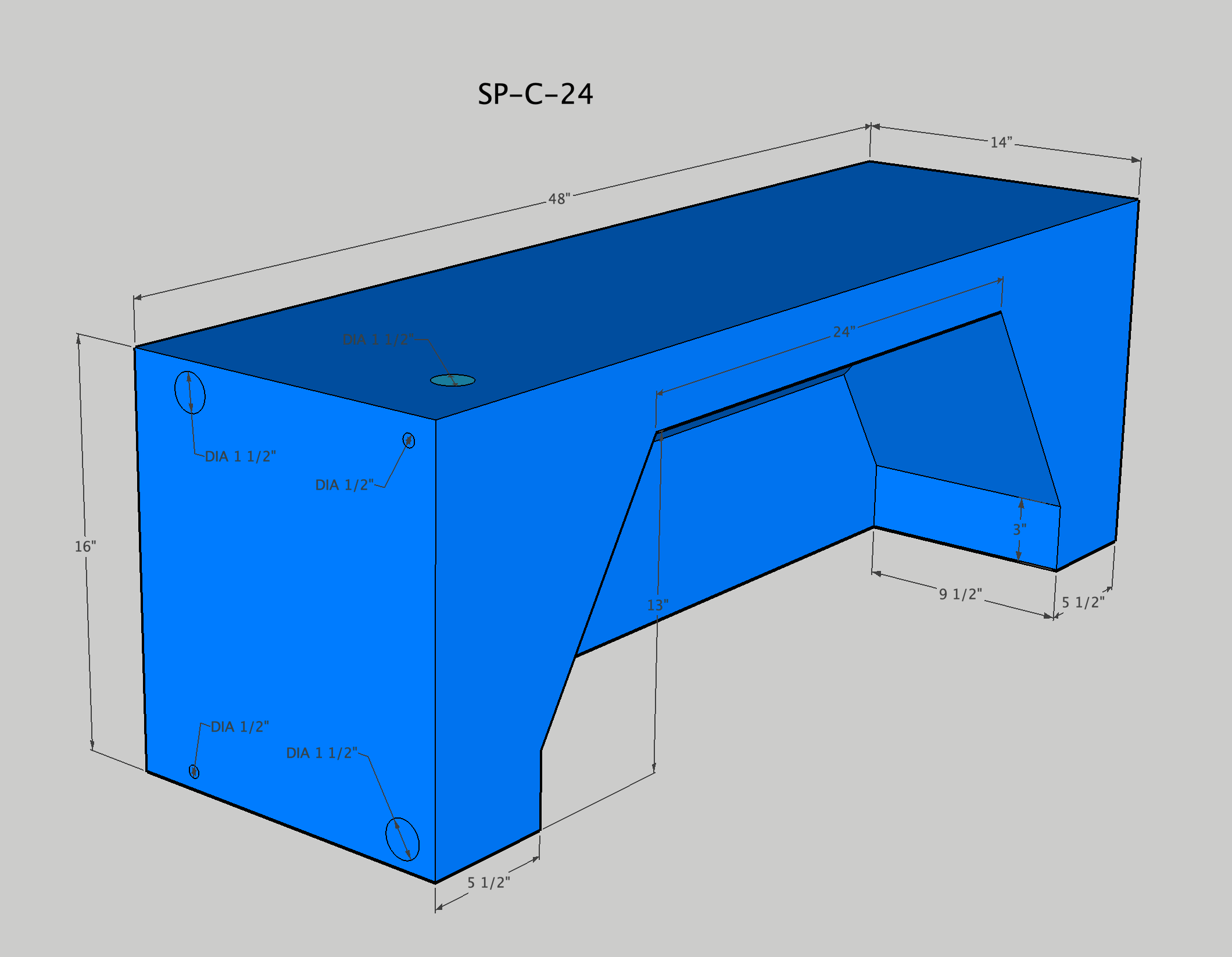 Northwest Conversions 24 Gallon Water Tank SP C 24 - Portable Water Storage for Camping, RV, and Emergency Preparedness