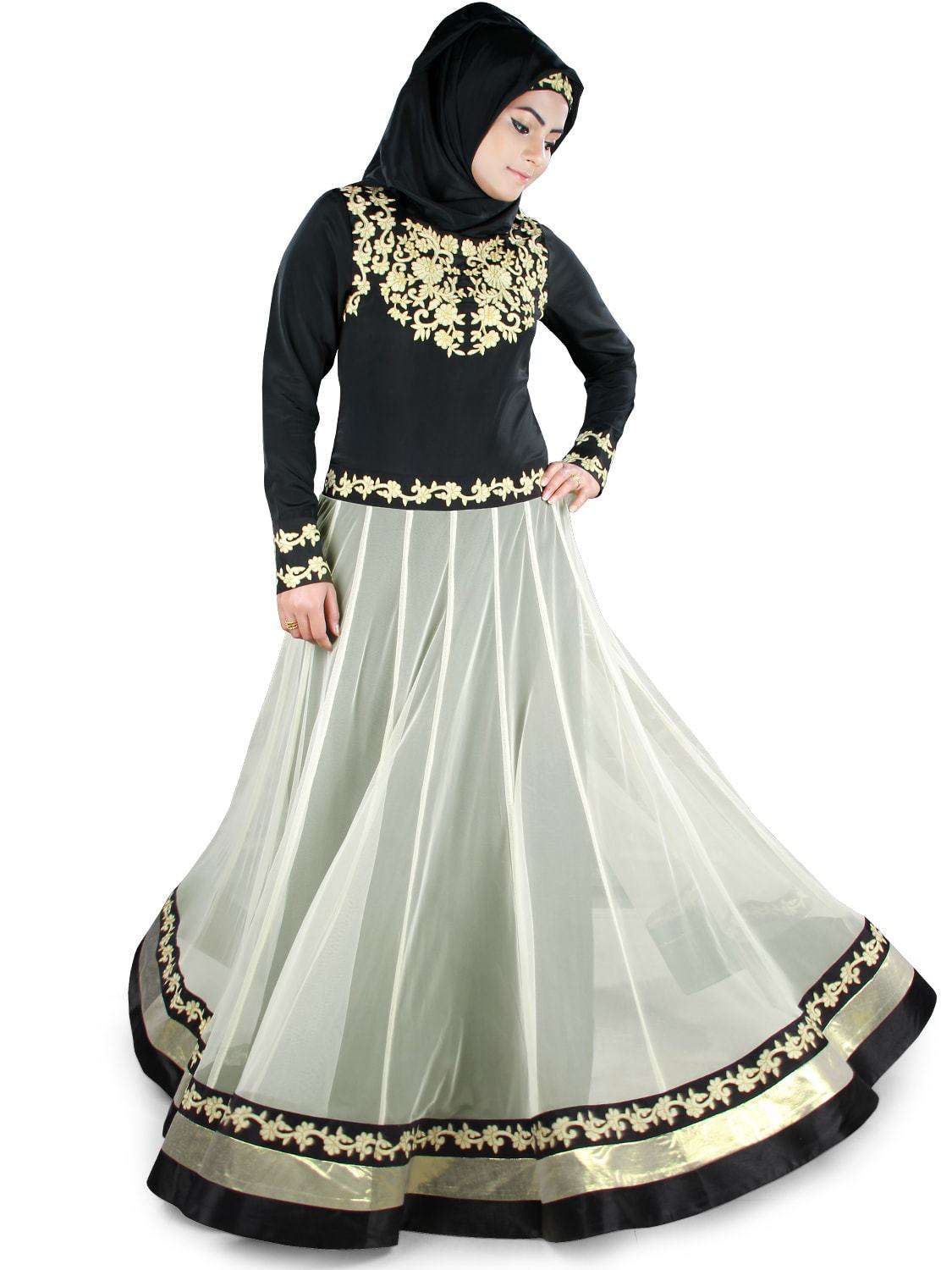 Elegant Farheen Abaya for Women - Modest Islamic Prayer Dress - Perfect for Mosque, Prayer, and Special Occasions