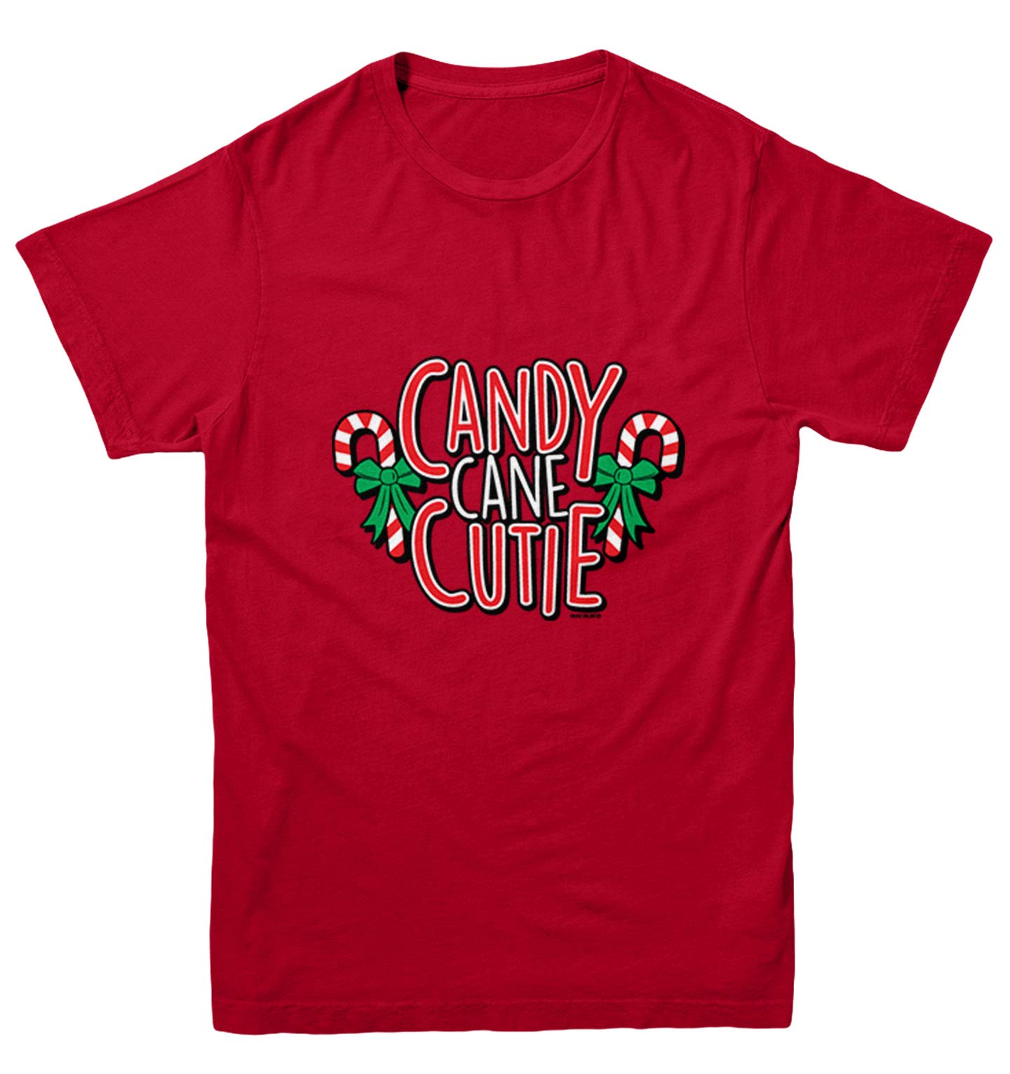 Haase Unlimited Candy Cane Cutie - Cute Sweet Youth T-Shirt for Christmas | Holiday Party Outfit, Family Matching Pajamas, Festive Gift Idea