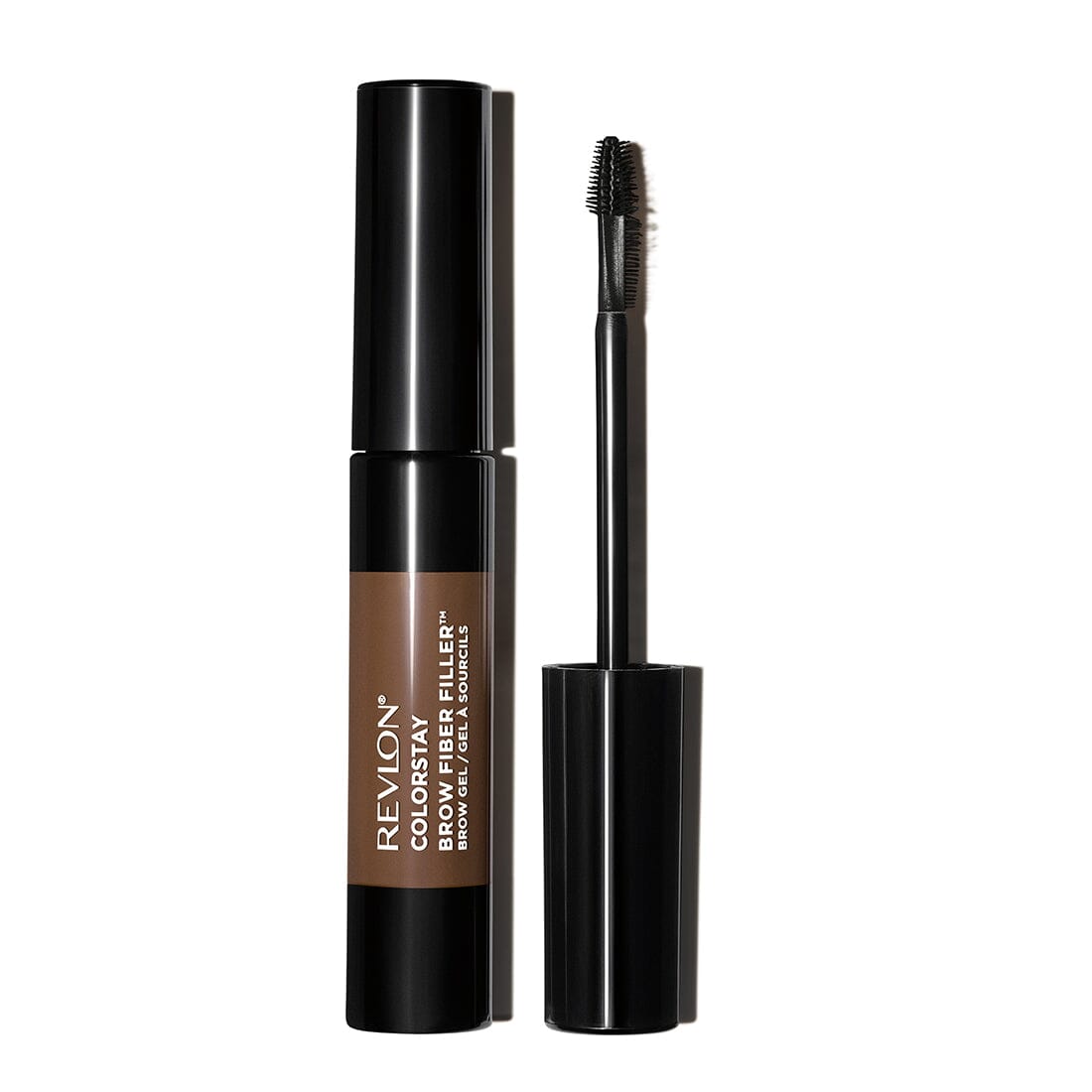Revlon ColorStay Brow Filler & Fiber Mascara - Medium Brown 303 - 6.8ml Eyebrow Makeup for Natural-Looking Brows - Perfect for Everyday Wear & Special Occasions