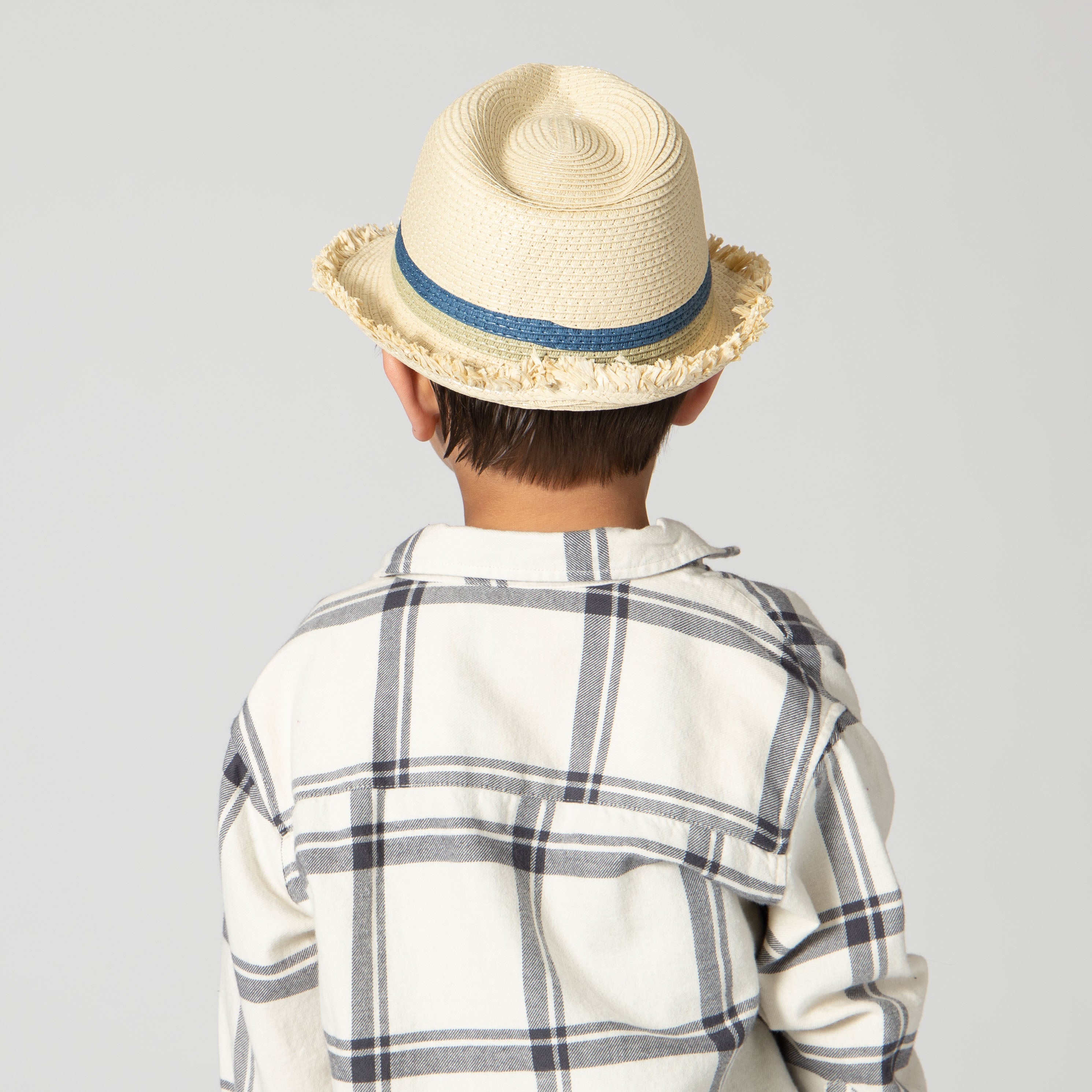 Stylish Woven Paperbraid Fedora Hat for Kids Ages 5-7 - Perfect for Dress-Up, Costumes & Outdoor Play
