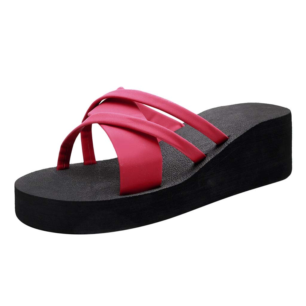 Breathable Open-Toe Beach Slippers for Women - Non-Slip Summer Sandals with Fleece Lining | Size 10 | Perfect for Poolside, Vacation & Home Relaxation