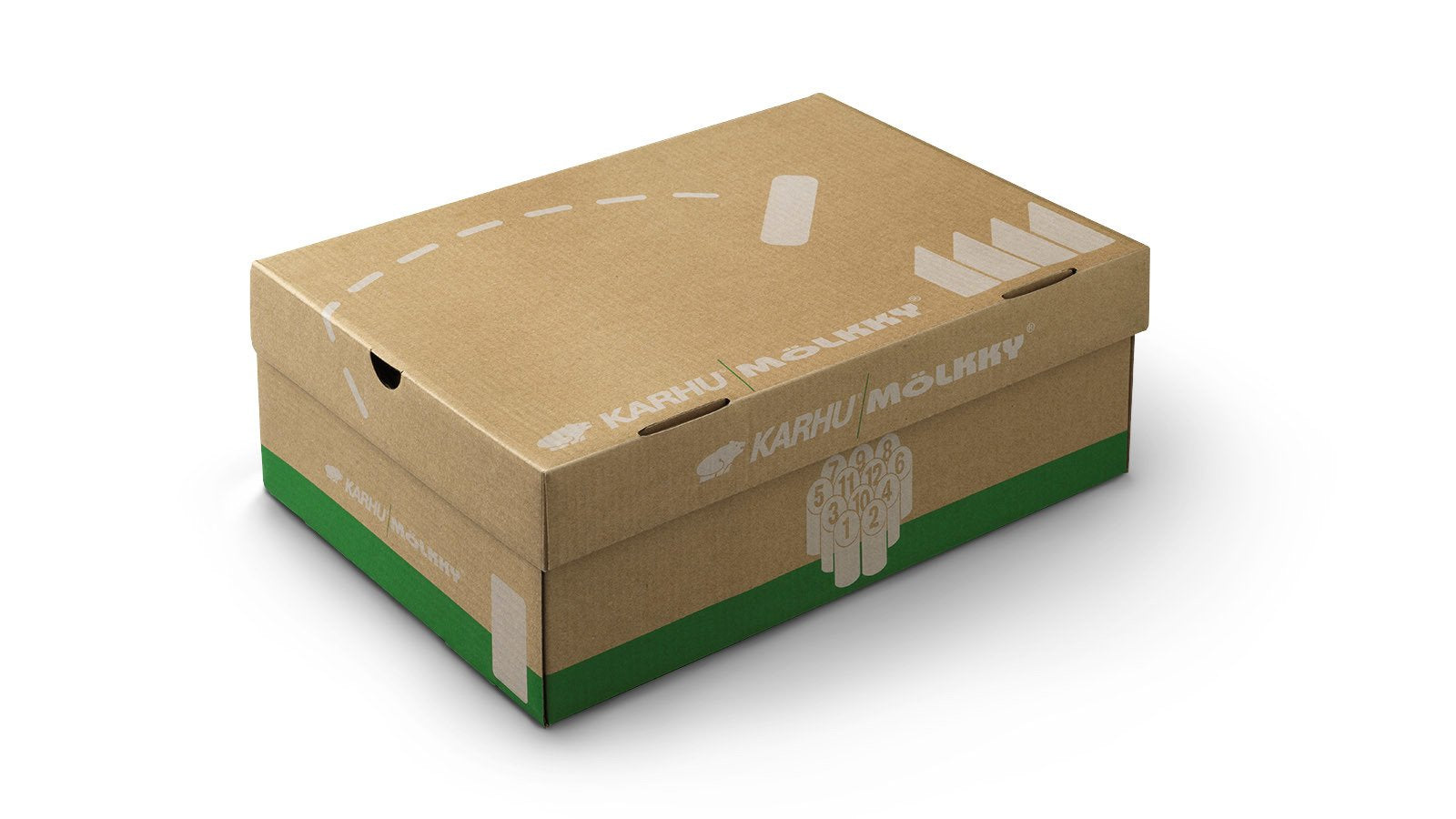 LEGACY 96 MÖLKKY PACK - Premium Laurel Wreath & Warm Taupe Outdoor Game Set for Backyard, Picnic & Camping Fun | Classic Wooden Tossing Game for Family Gatherings & Parties