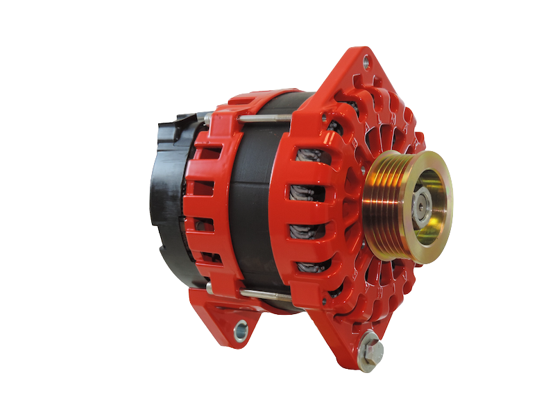 Balmar XT Series 250A 12V Alternator - Saddle Mount (Dual Foot), 3.15in Pulley, K6 Serpentine Belt, Case Ground - Perfect for Marine, RV & Off-Grid Power Systems