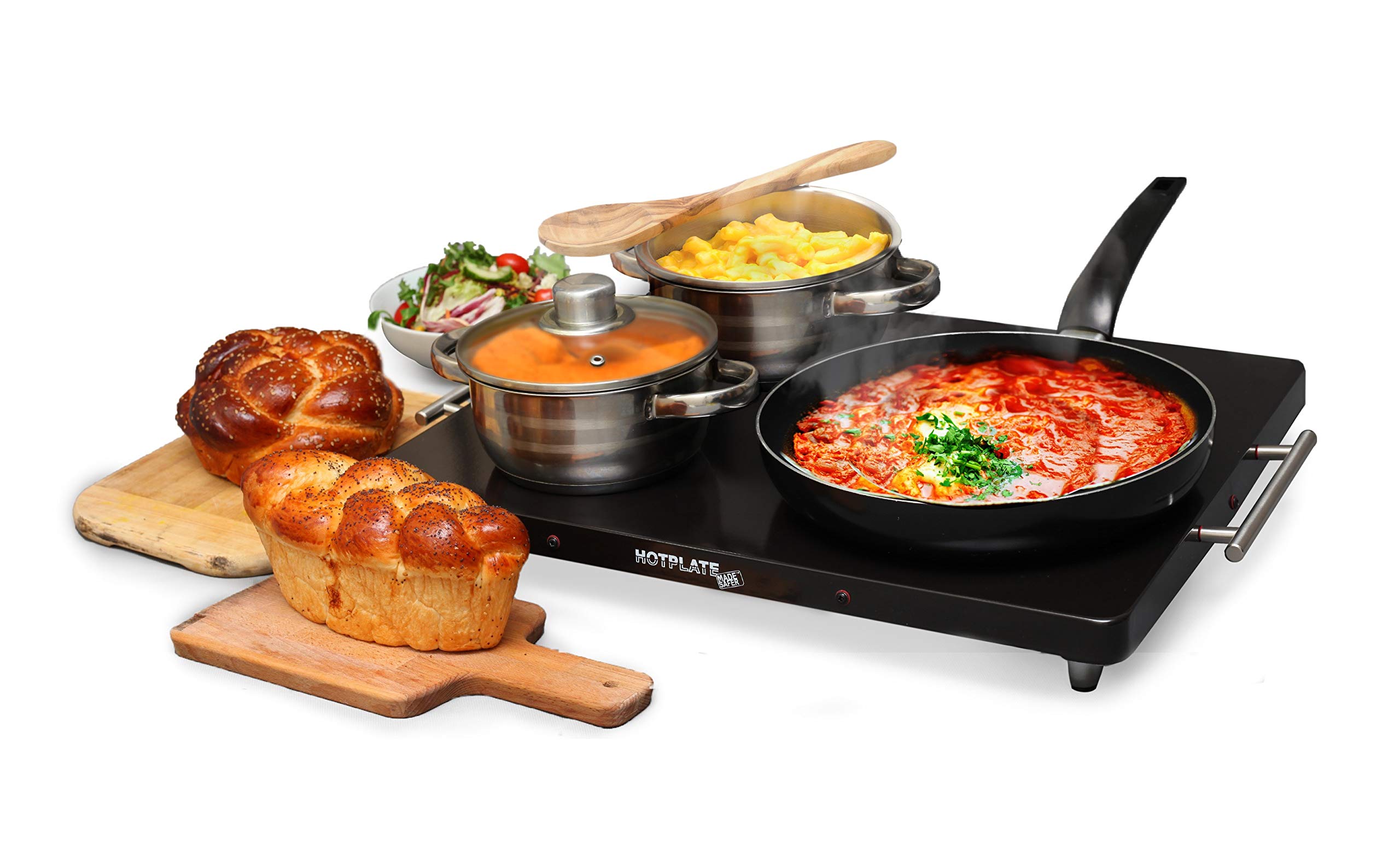 Electric Hot Plate Warmer - Rapid Heating Buffet Server for Catering & Events