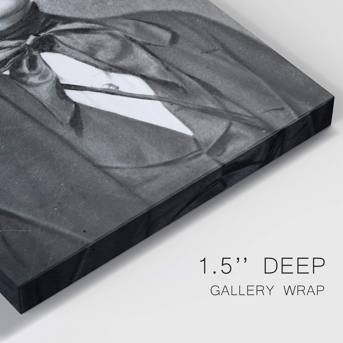 Abstract Geometric Wall Art - 24x36 Gallery Wrapped Canvas Print - Modern Bathroom Decor & Home Office Wall Décor - Premium US President John Tyler Inspired Design for Living Room, Bedroom or Office Spaces
