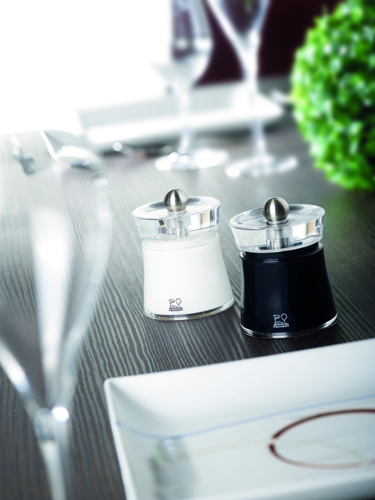 Peugeot Bali 3 Inch Black Pepper Mill Grinder - Premium Manual Spice Grinder for Freshly Ground Pepper - Perfect for Kitchen, Dining Table & Gourmet Cooking (Model 25786)