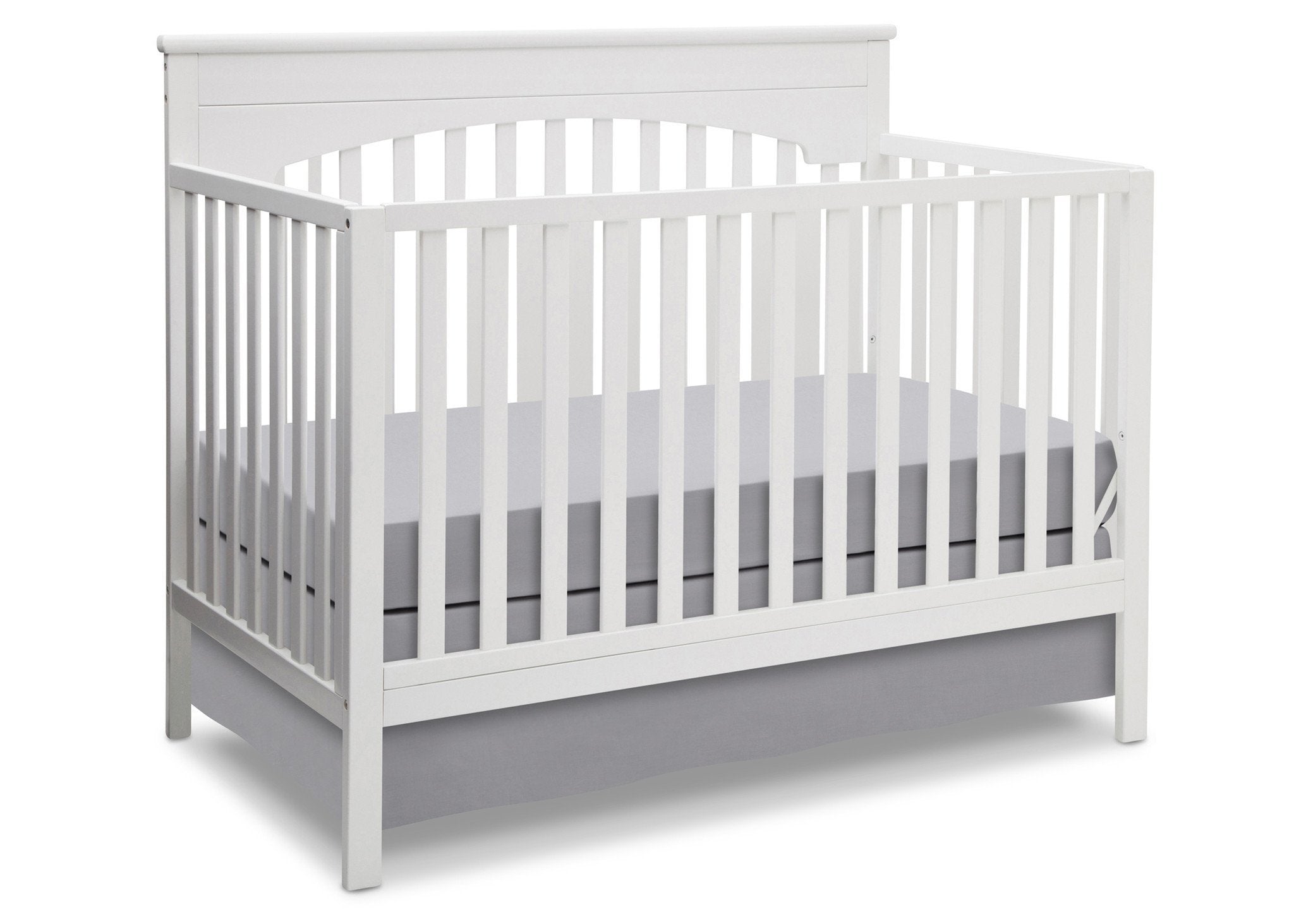 Layla 4-in-1 Convertible Baby Crib - Toddler Bed, Daybed & Full-Size Bed - Safe Nursery Furniture for Newborns & Kids - Perfect for Bedrooms, Daycare & Guest Rooms