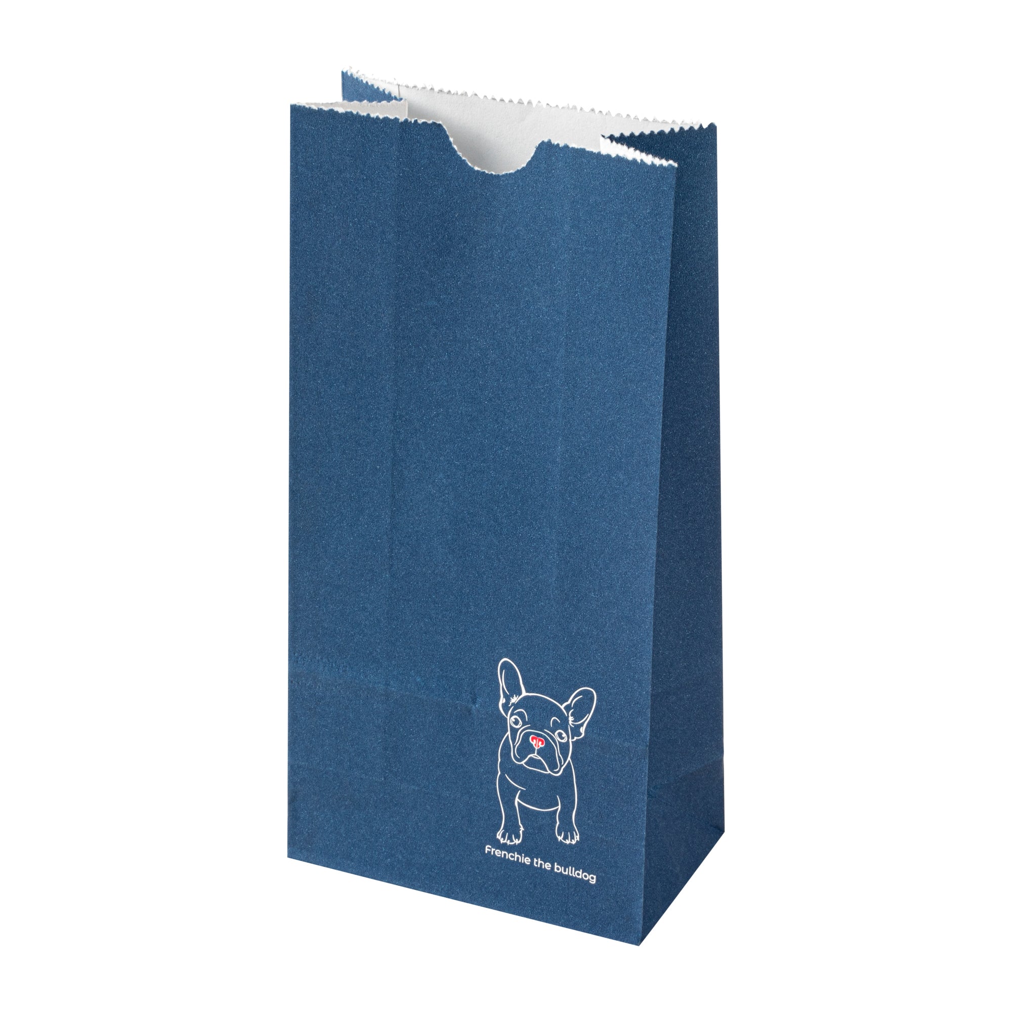 Premium Frenchie Paper Bags 2 lb Capacity - 4.25 x 2.25 x 8.5 Inches - 100 Count Box - Ideal for Bakery, Deli & Takeout Packaging