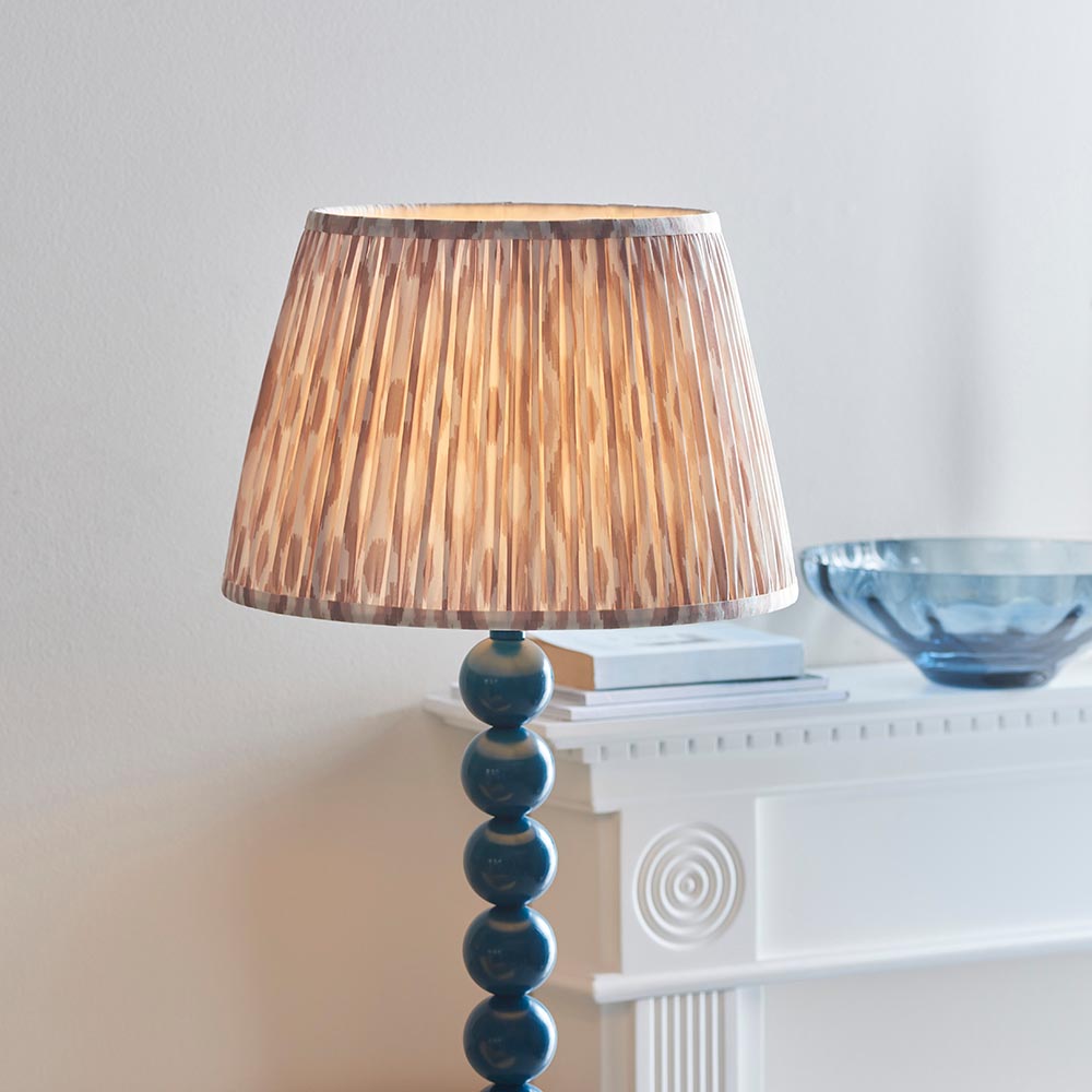 Auralis Ikat Floor Lamp with E27 Socket - Modern Handwoven Design for Living Room, Bedroom & Office Lighting