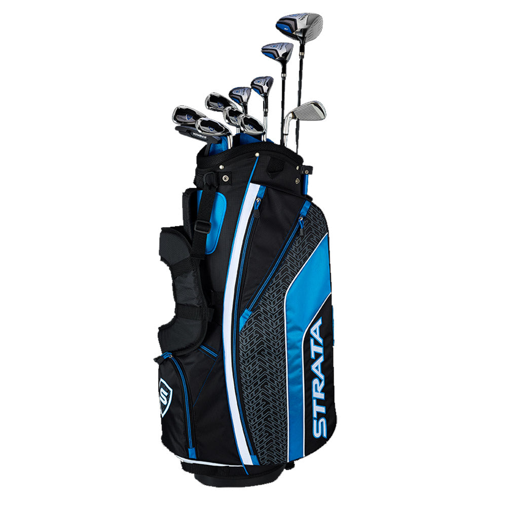 Callaway Strata Ultimate 16-Piece Men's Left-Handed Golf Club Set - Complete Golf Equipment for Left-Handed Players | Perfect for Beginners & Intermediate Golfers on the Course