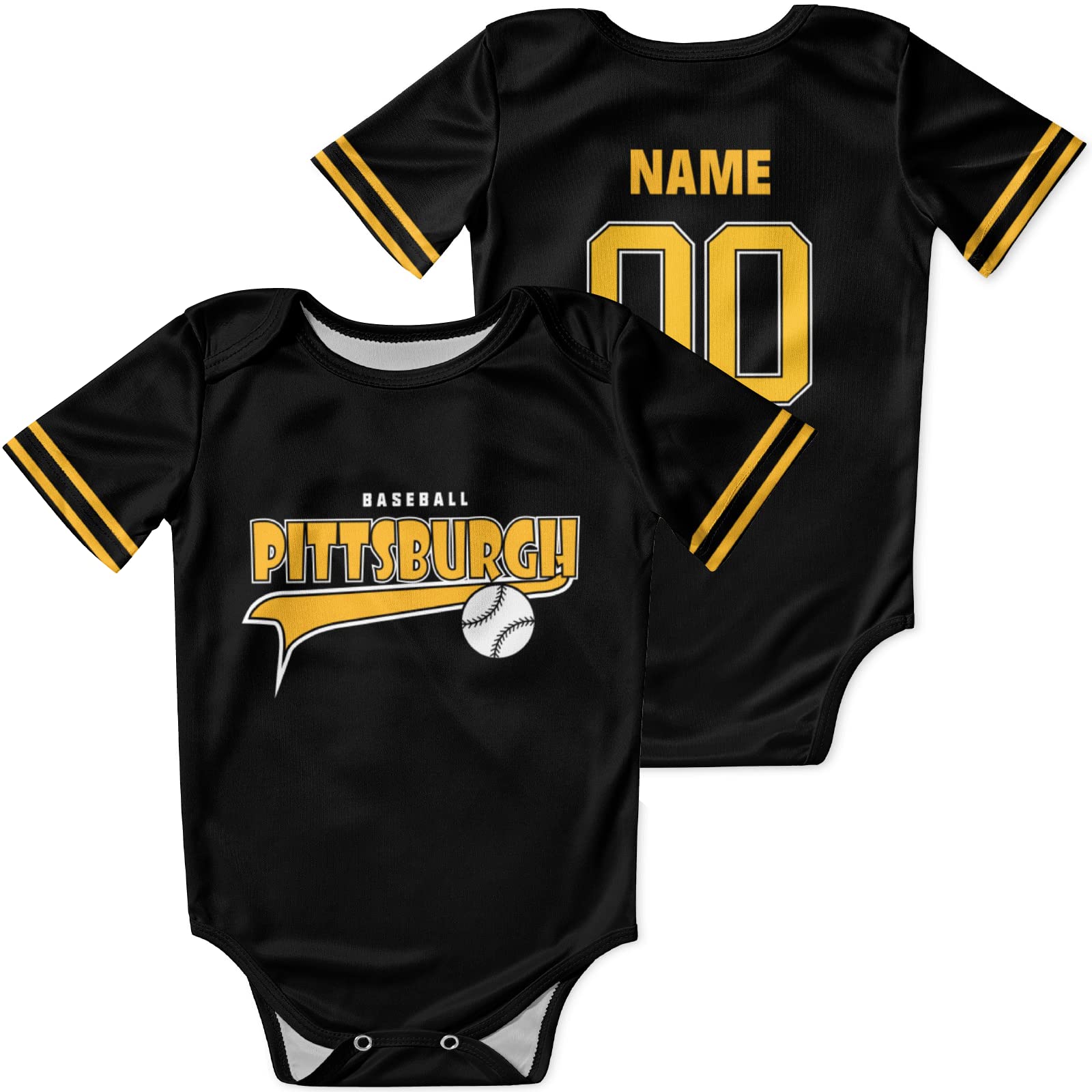 Custom Personalized Baby Onesie & Suit - Add Any Name & Number | Unique Baby Shower Gift for Newborns | Perfect for Birthdays, Christenings & Photo Shoots