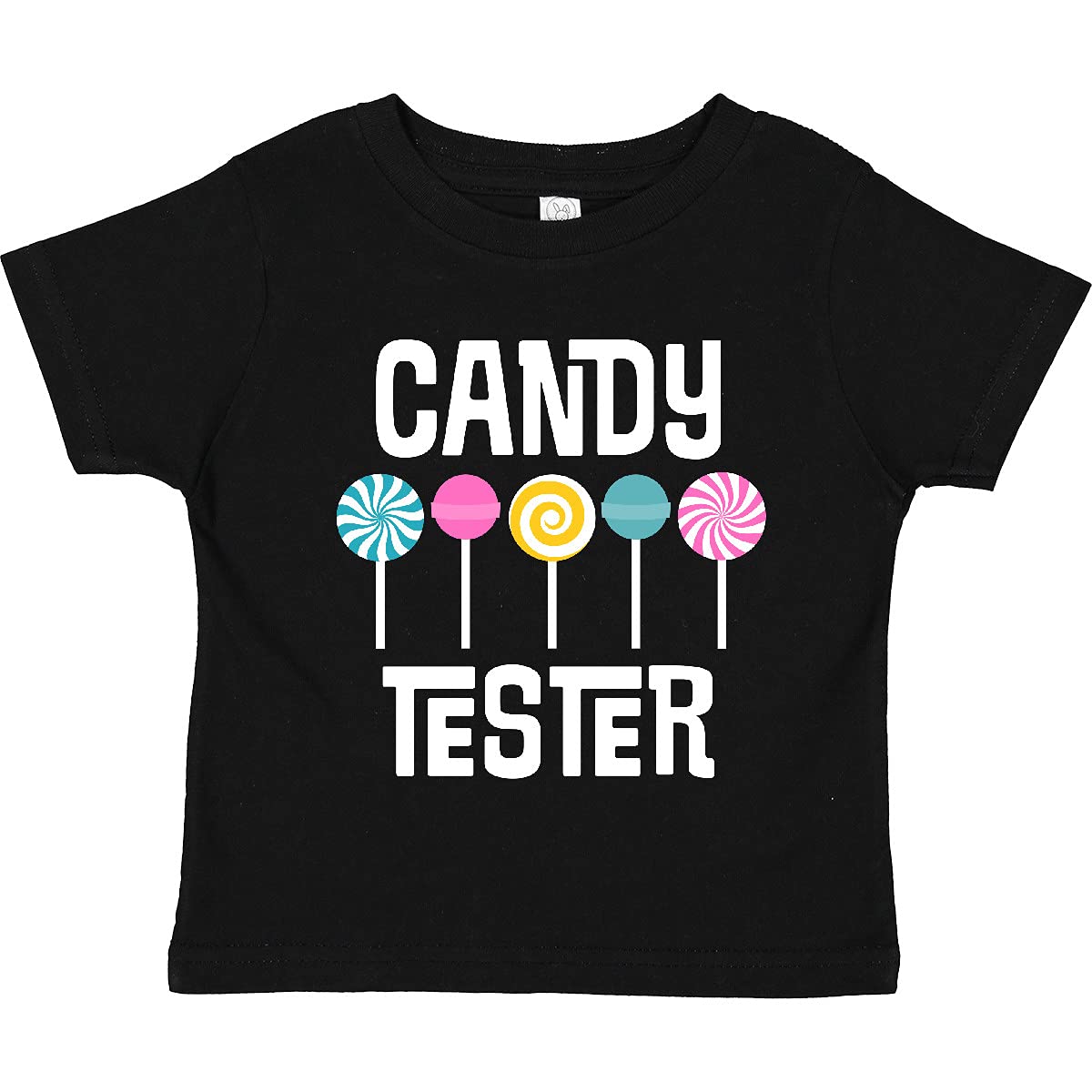 Inktastic Candy Tester Cute Sweets Toddler T-Shirt - Soft Cotton Kids Tee for Birthday Parties & Family Outings