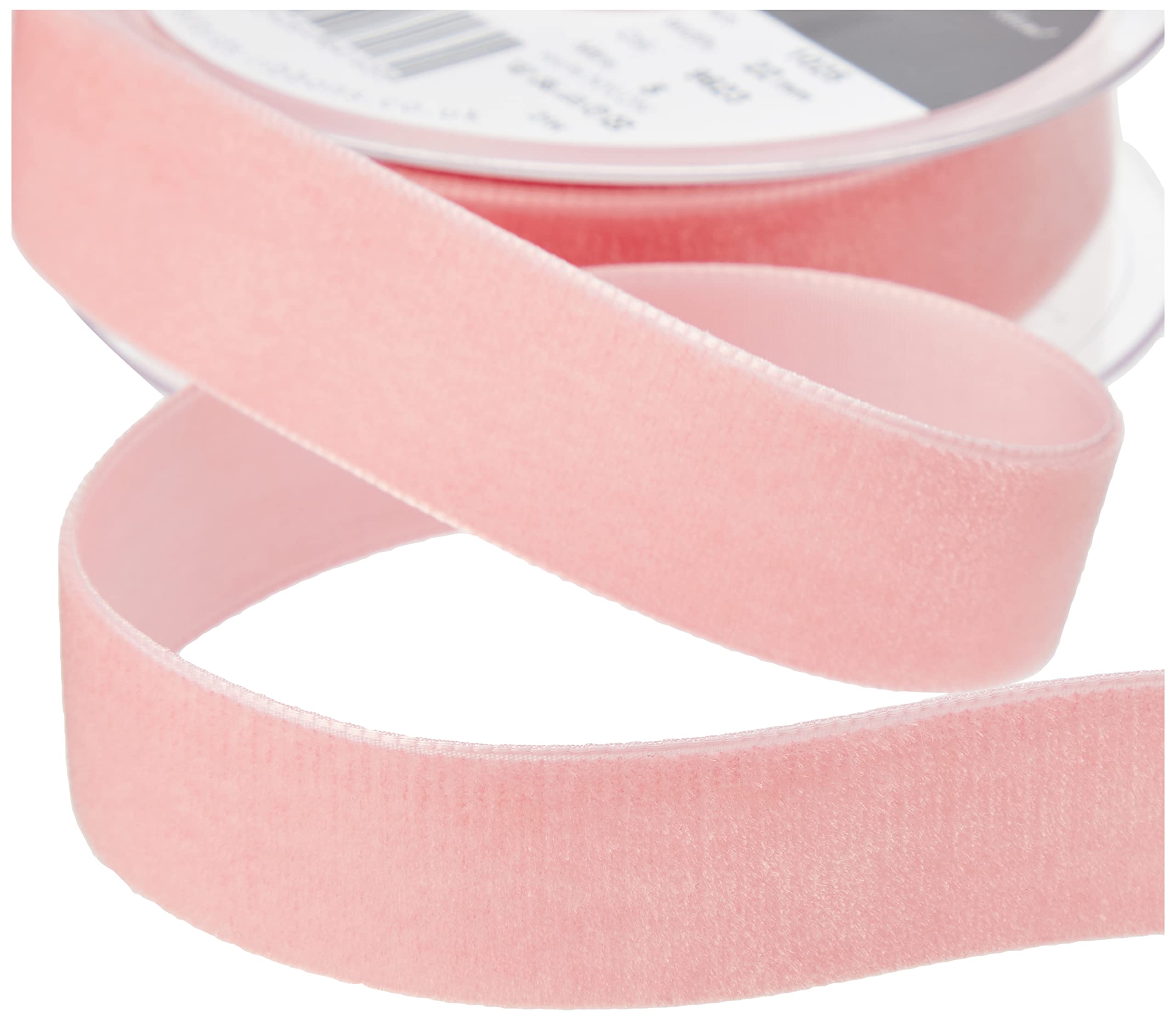 Premium Velvet Ribbon in Dusty Rose - 10.2 x 3 x 10.2 cm - Perfect for Gift Wrapping, DIY Crafts, and Wedding Decorations
