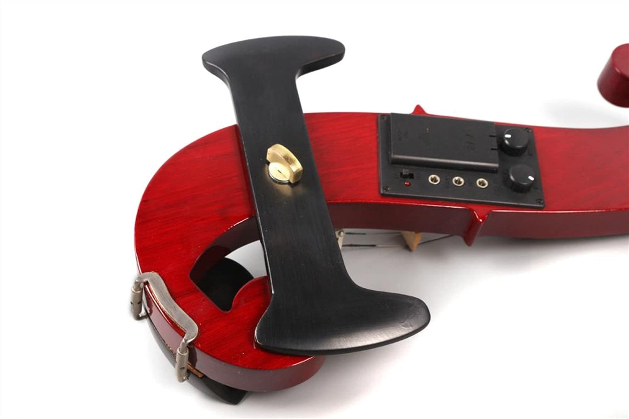 4/4 Full Size Electric Silent Violin - Handcrafted Red Violin for Kids & Adults | Perfect for Practice, Performances & Noise-Free Playing at Home