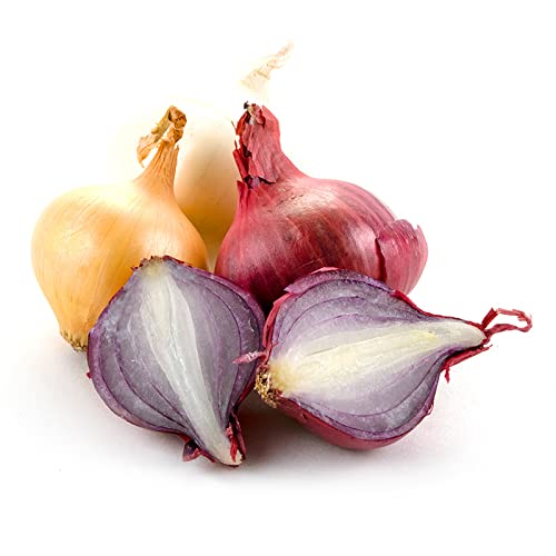 Melissa's Assorted Pearl Onions - 3 Pack (8 oz Each) | Fresh Cooking Onions for Soups, Stews & Casseroles | Premium Quality Small Onions