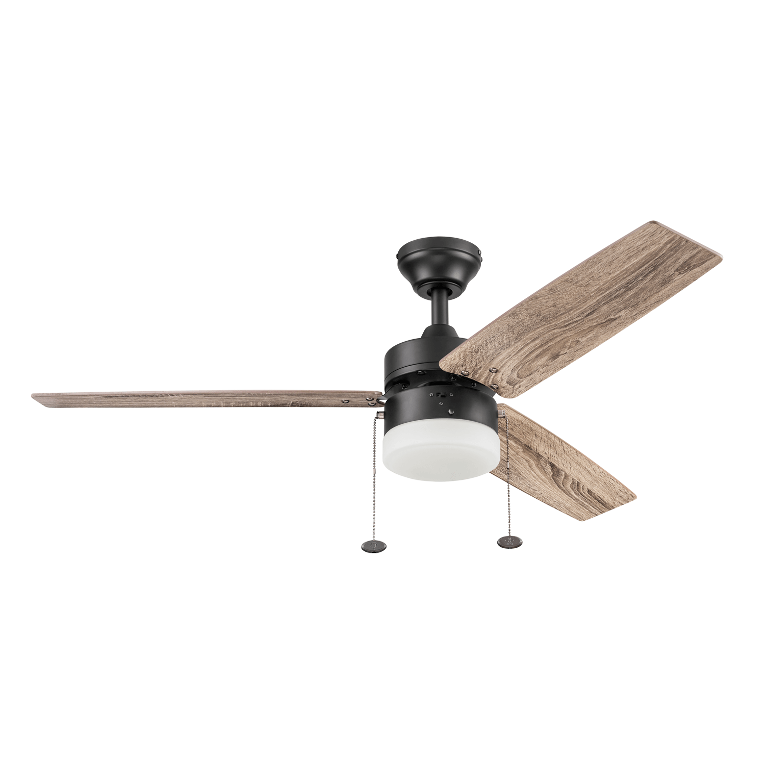 48 Inch Bronze Ceiling Fan with Pull Chain - Modern & Energy Efficient - Perfect for Living Room, Bedroom, or Patio