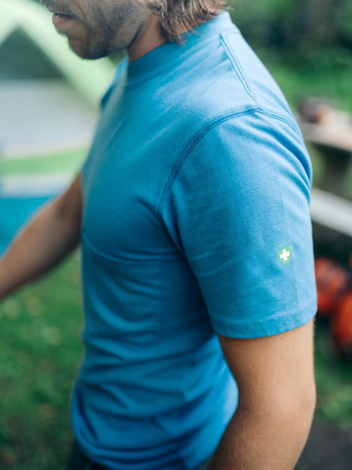Men's UPF 30+ Quick-Dry Short Sleeve Pocket T-Shirt with Insect Repellent - Bug & Tick Protection Outdoor Shirt for Hiking, Camping & Summer Activities
