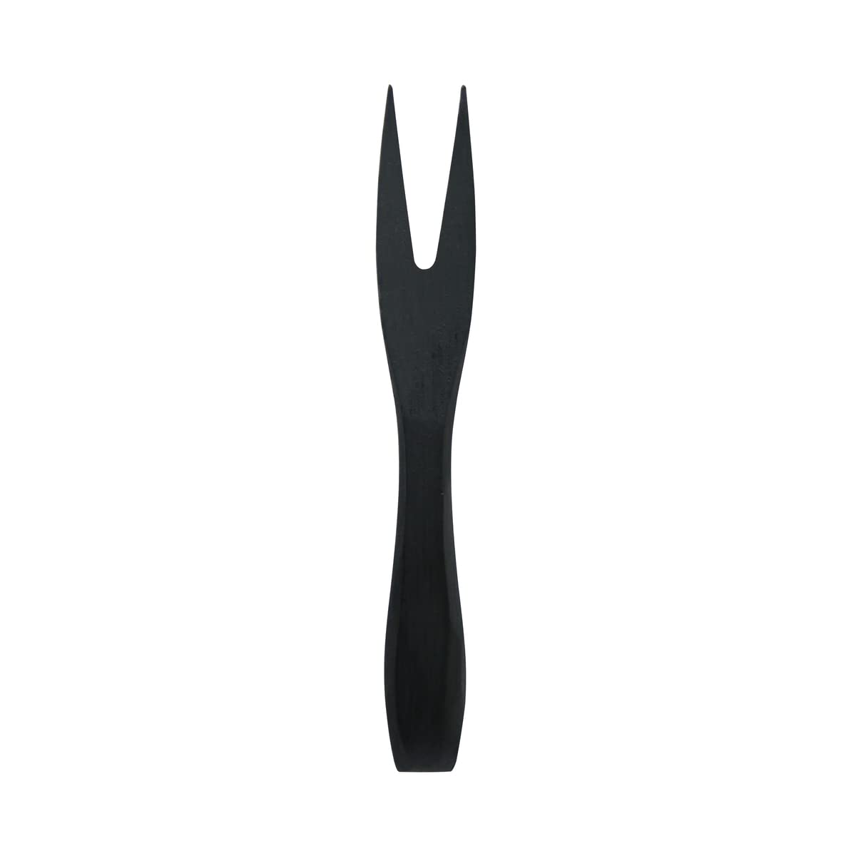 PacknWood 209BBNEMKA - 500-Pack Black Bamboo Mini Forks (3.5