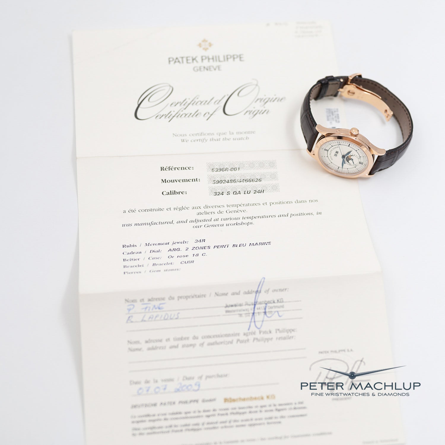Patek Philippe Annual Calendar Watch 2009 - Luxury Men's Timepiece for Business & Formal Events