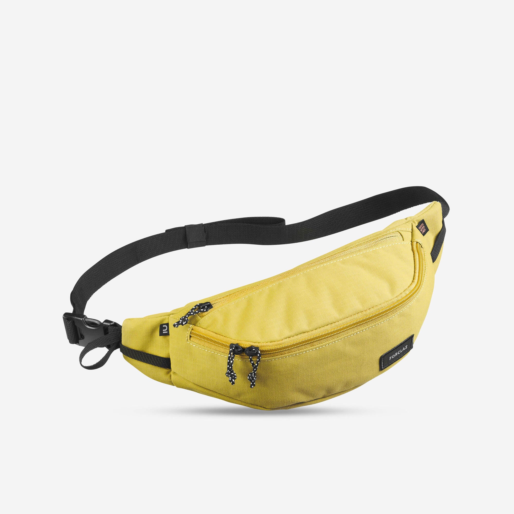 Forclaz Travel 2 L Belt Bag - Lightweight Waist Pack for Hiking, Running & Travel - Hands-Free Storage for Essentials - Perfect for Outdoor Adventures & Daily Commutes