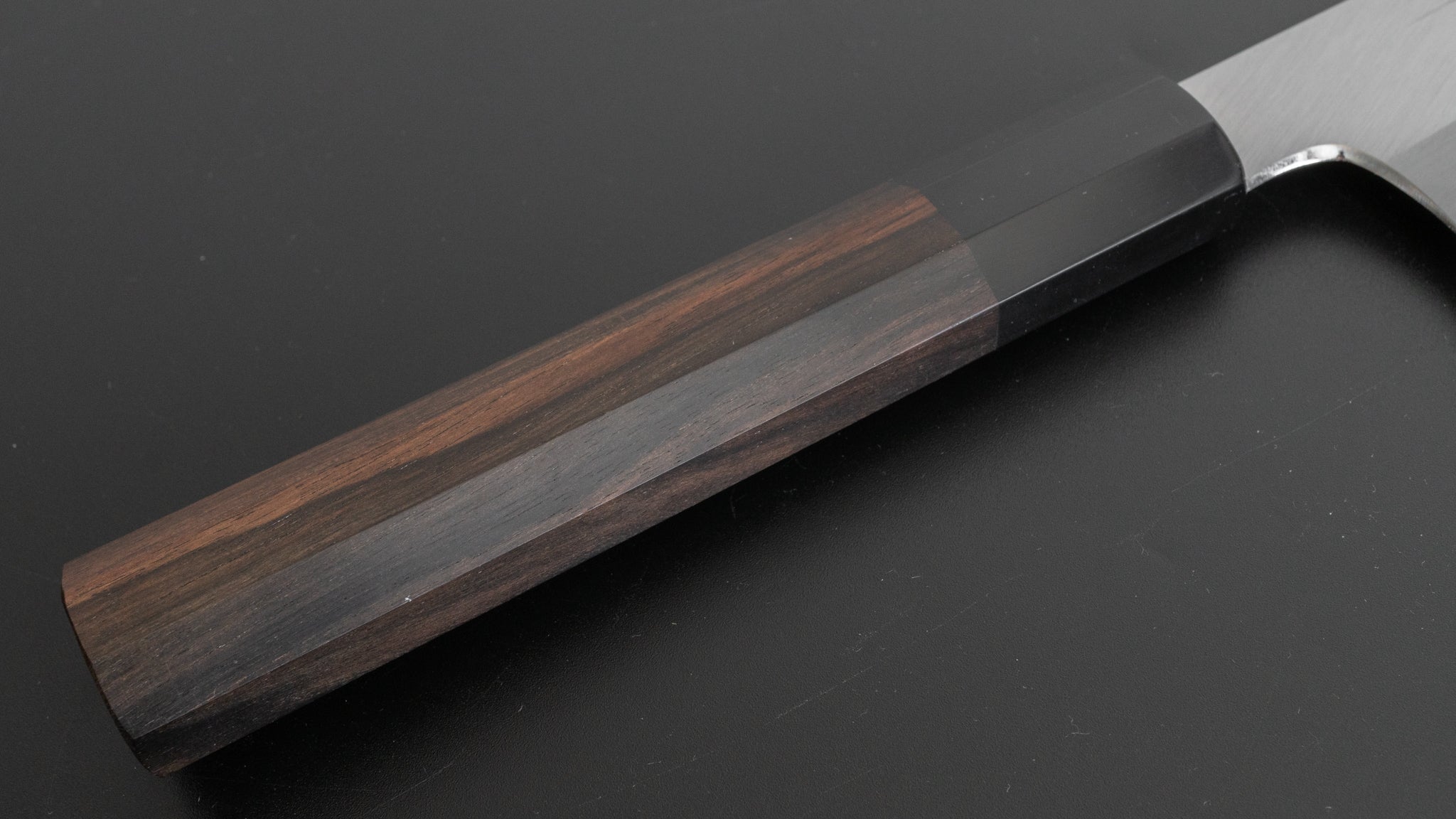 Hitohira Togashi White #1 Migaki Gyuto 210mm Japanese Chef Knife with Taihei Makassar Ebony Handle - Premium Kitchen Knife for Professional Chefs & Home Cooking - Perfect for Slicing, Dicing & Meat Preparation