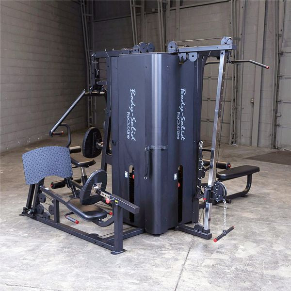 Body Solid Pro Club Line S1000 4 Stack Home Gym Equipment - Strength Training Machine for Full Body Workouts | Perfect for Home Gyms & Personal Fitness Studios