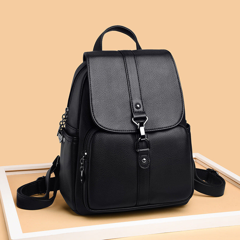 Genuine Leather Backpack - Soft & Durable Men's & Women's Laptop Bag for Work, Travel & School | Premium Quality Leather Backpack for Professionals & Students
