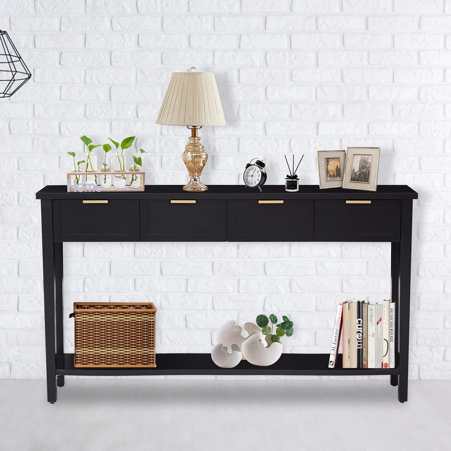 Kinlife Modern Entryway Console Table - 63