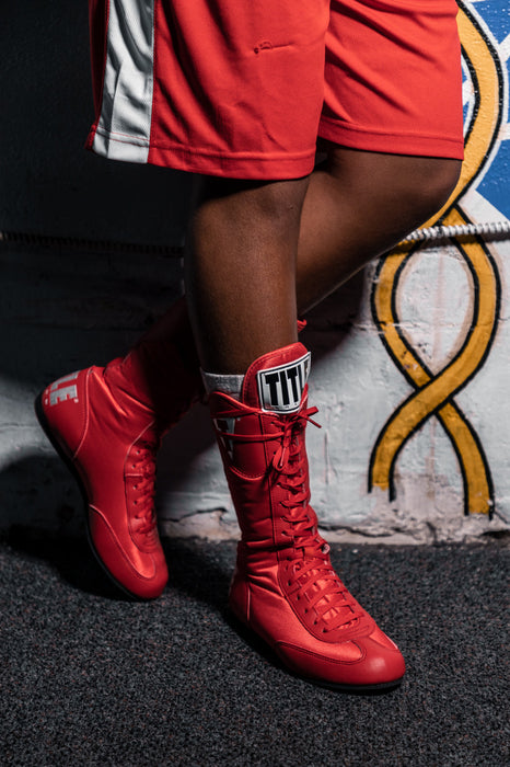 TITLE Boxing Speed Flex Encore High Top Training Shoes - Premium Boxing & MMA Footwear for Men & Women - Perfect for Kickboxing, Gym Workouts & Martial Arts Training
