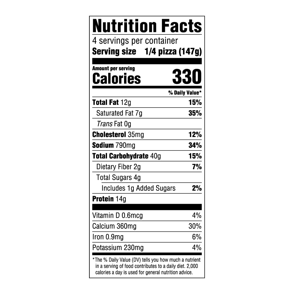 Amazon Fresh Classic Crust 4 Cheese Frozen Pizza - 20.7 Oz | Perfect for Family Dinners, Parties & Quick Meals