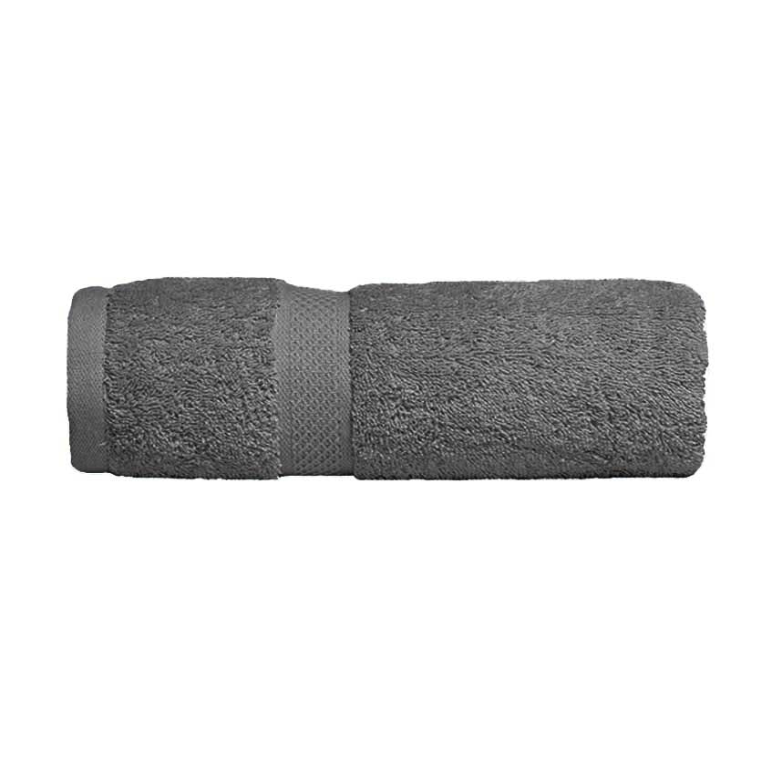 Premium 100% Combed Cotton Bath Towels - Super Absorbent & Soft Charcoal Gray Bath Sheets for Spa, Gym & Luxury Home Use