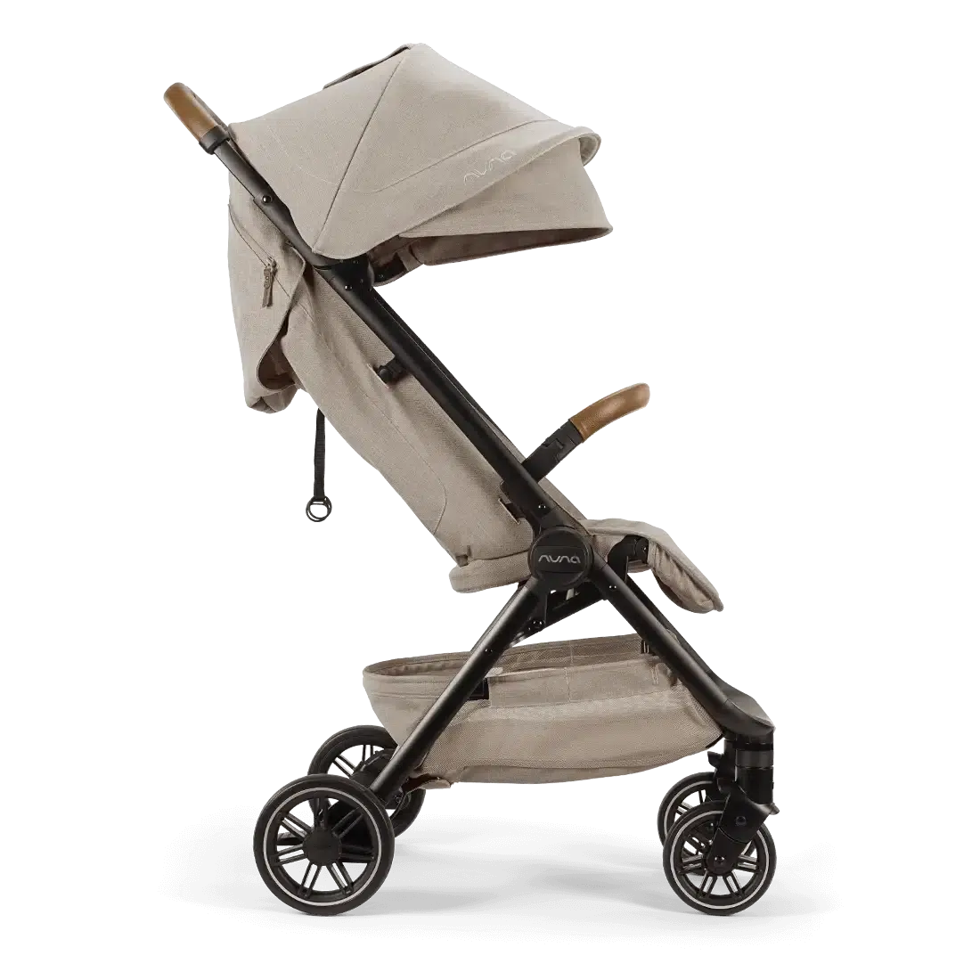 Nuna TRVL Lightweight Compact Stroller - Hazelwood | Foldable Travel Stroller for Airplanes, Cars & Everyday Use | Perfect for Parents On-The-Go